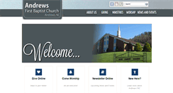 Desktop Screenshot of andrewsfbc.org